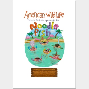 American Wildlife: Noodle Fish Posters and Art